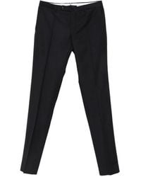 Incotex - Flat-Front Wool Trousers - Lyst