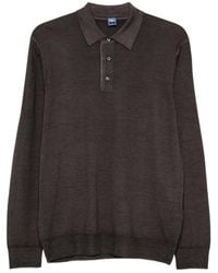 Fedeli - Polo À Col Boutonné - Lyst