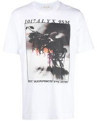 1017 ALYX 9SM - Camiseta con motivo gráfico y manga corta - Lyst