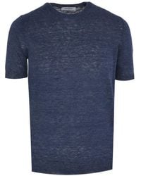 Gran Sasso - Fine-Knit Short-Sleeve T-Shirt - Lyst