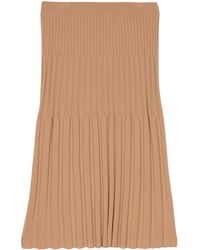 N.Peal Cashmere - Pleated Cashmere Midi Skirt - Lyst