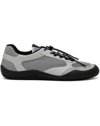 Prada - Speedrock Sneakers In Leather And Mesh Fabric - Lyst