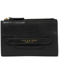 The Bridge - Logo-Print Leather Wallet - Lyst