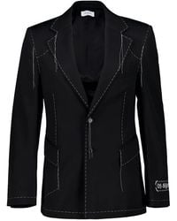 Off-White c/o Virgil Abloh - Stitch Single-Breasted Blazer - Lyst