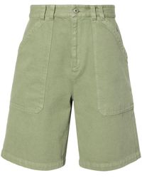 A.P.C. - Parker Gabardine Bermuda Shorts - Lyst