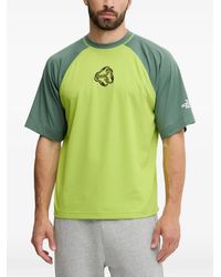 The North Face - Raglan-Sleeve Logo-Print T-Shirt - Lyst