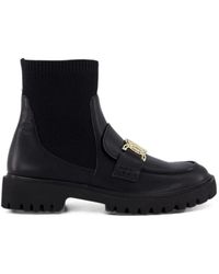 Liu Jo - Cora Logo-Plaque Ankle Boots - Lyst