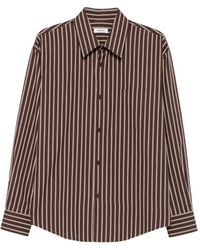 Sandro - Striped Long-Sleeve Shirt - Lyst