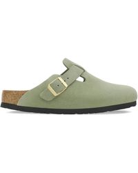 Birkenstock - Mules En Daim À Boucle - Lyst