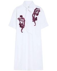 Dries Van Noten - Embroidered Shirt Dress - Lyst