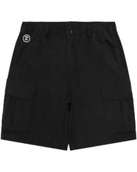 Aape By A Bathing Ape - Logo-Patch Cargo Shorts - Lyst