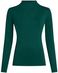 KARL LAGERFELD - Mock-Neck Long-Sleeved Top - Lyst