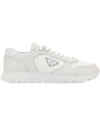 Prada - Prax 2.0 Re-Nylon And Leather Sneakers - Lyst