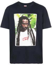 Supreme - T-shirt à détail de patch Buju Banton - Lyst