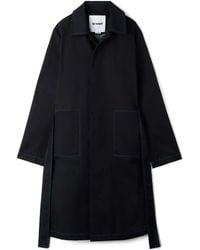 Sunnei - Abrigo con costuras en contraste - Lyst