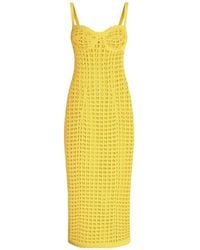 Dolce & Gabbana - Crochet Bustier Dress - Lyst