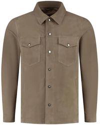 Luigi Borrelli Napoli - Long-Sleeved Shirt Jacket - Lyst