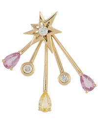 LE STER - 18Kt Diamond Rose More Trailblazer Jacket And Bang Stud - Lyst
