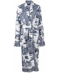 Philipp Plein - Cardigan long à franges - Lyst