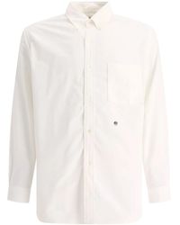 Nanamica - Embroidered-Logo Long-Sleeve Shirt - Lyst