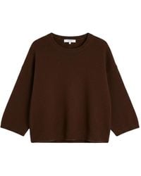Chinti & Parker - Cloud Cropped-Sleeve Sweater - Lyst