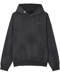 FIVE CM - Graphic-Print Distressed Hoodie - Lyst