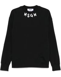 MSGM - Logo Sweatshirt - Lyst