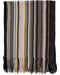 Missoni - Bufanda con motivo en zigzag - Lyst