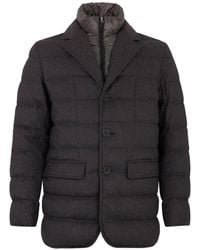 Herno - Padded Notch-Lapel Coat - Lyst