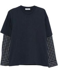 ELEH - T-Shirt Imprimé À Manches Superposées - Lyst