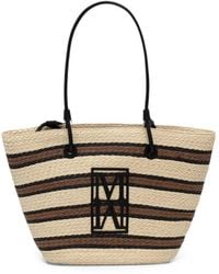 Marc O' Polo - Large Striped Logo-Patch Tote Bag - Lyst