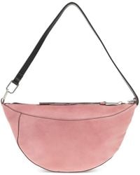 AllSaints - Luna Zip Lambskin Shoulder Bag - Lyst