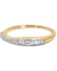 Monica Vinader - Riva Diamond Stacking Ring - Lyst