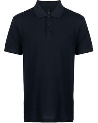 Alpha Tauri - Logo-patch Cotton Polo Shirt - Lyst