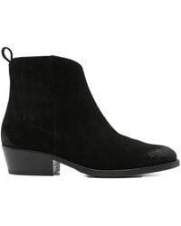 CURIOSITÉ - 40Mm Pointed-Toe Suede Ankle Boots - Lyst