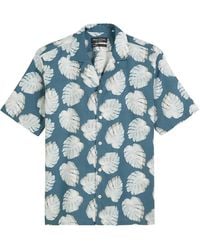 Marc O' Polo - Leaf-Print Short-Sleeves Shirt - Lyst