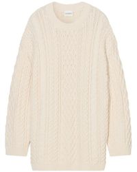Closed - Cable-Knit Sweater - Lyst