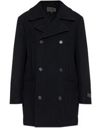 MM6 by Maison Margiela - Double-Breasted Coat - Lyst