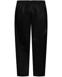 Maison Margiela - Cotton Pants With Tapered Leg - Lyst