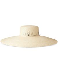 Maison Michel - Josephine Straw Sun Hat - Lyst