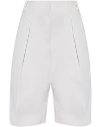 Jacquemus - High-rise Pleated Tailored Shorts - Lyst