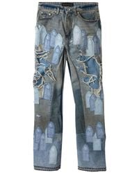 Who Decides War - Patched Arch Jeans - Lyst