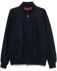 Baracuta - Classic Bomber Jacket With Ribbed Detailing - Lyst