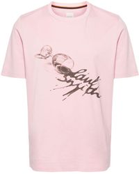 Paul Smith - Wine Glass Organic Cotton T-Shirt - Lyst