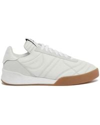 Courreges - Calf Leather Low-Top Sneakers - Lyst