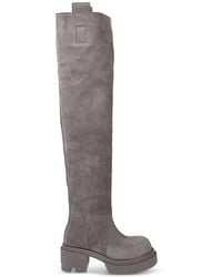 Rick Owens - Platform Over-The-Knee Boots - Lyst