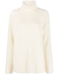 P.A.R.O.S.H. - Roll-Neck Waffle-Knit Jumper - Lyst