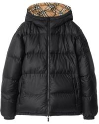 Burberry - Doudoune Réversible À Carreaux - Lyst