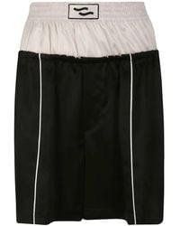 Ssheena - Pantalones cortos Pajino con aplique del logo - Lyst