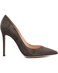 Gianvito Rossi - Pointed-Toe Suede Pumps - Lyst